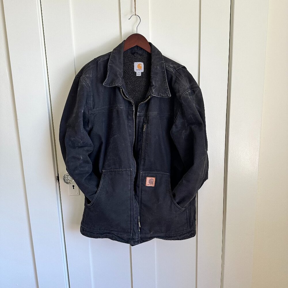 Carhartt Sandstone Lined Heavy Duty Jacket